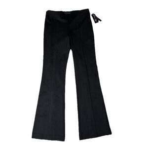New INC Boot Leg Regular Fit Black Pants Womens 2 Short 28 x 30 Office Workwear